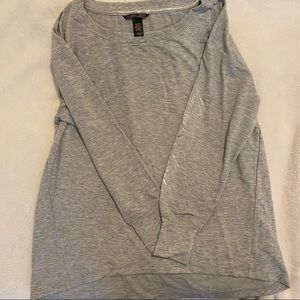 Victoria’s Secret loungewear sleepwear long sleeve pullover top gray M